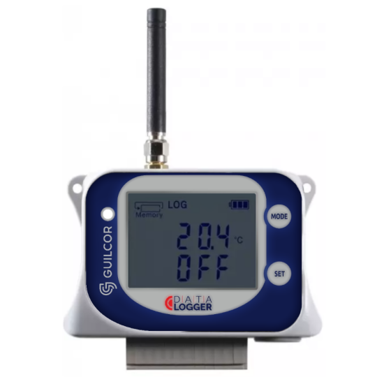 Data logger di temperatura con sensore integrato e modem GSM