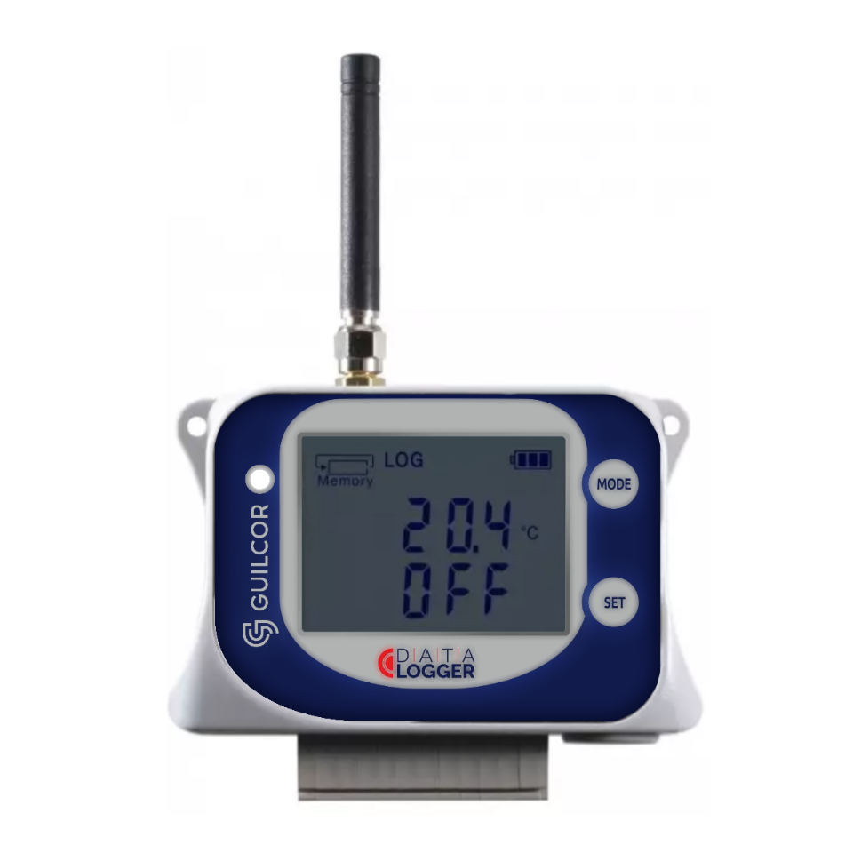 Data logger di temperatura con sensore integrato e modem GSM
