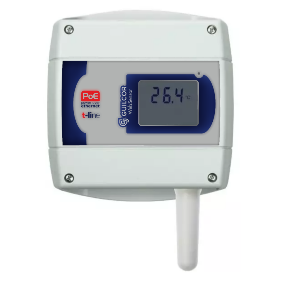 Ethernet-Temperaturfühler mit Display