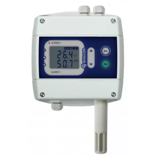Regulator temperatury i wilgotności z przekaźnikiem 230Vac / 8A, higrostat