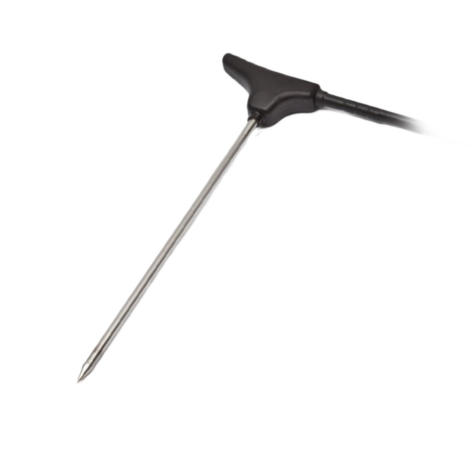 Insertion temperature probe with handle