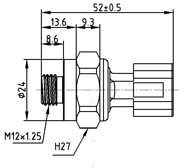 Diagramm des Servolenkungsdrucksensors