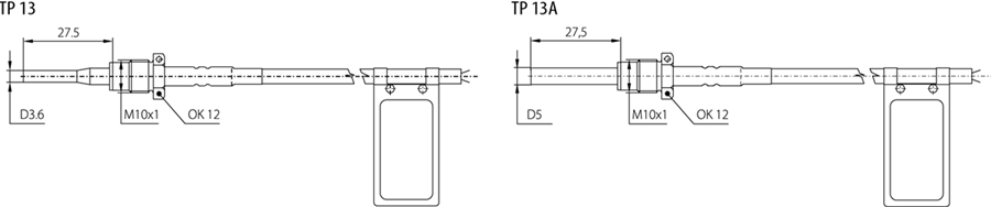 Sonde appairées type TP13