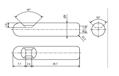 Wired humidity probe diagram