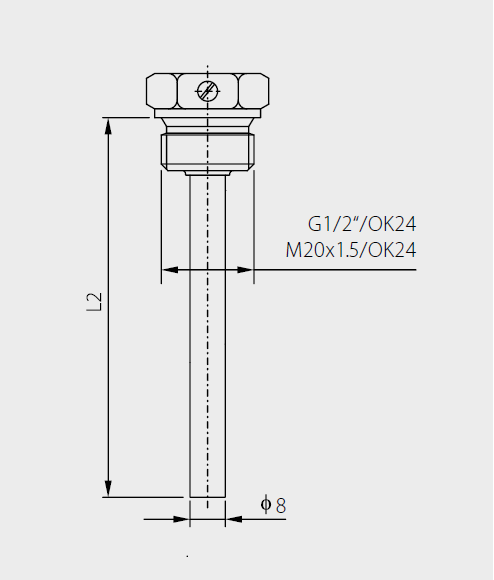Diagram of thermowell 2