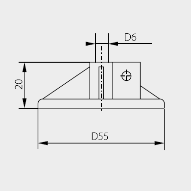 Plastic probe holder