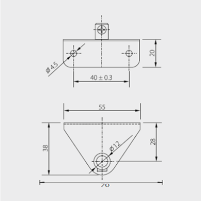 Schemat podpór K110